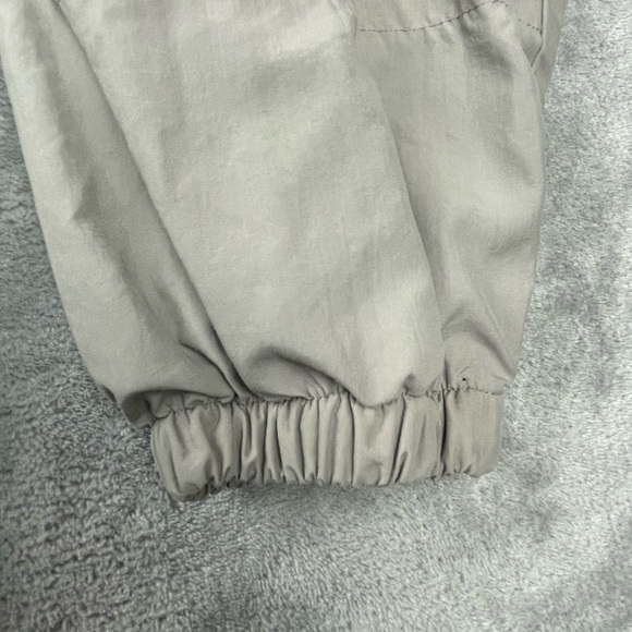 ARMY Windbreaker Jacket Full Zip Men’s M / L Long gray •broken Zipper Pull• - Picture 4 of 15